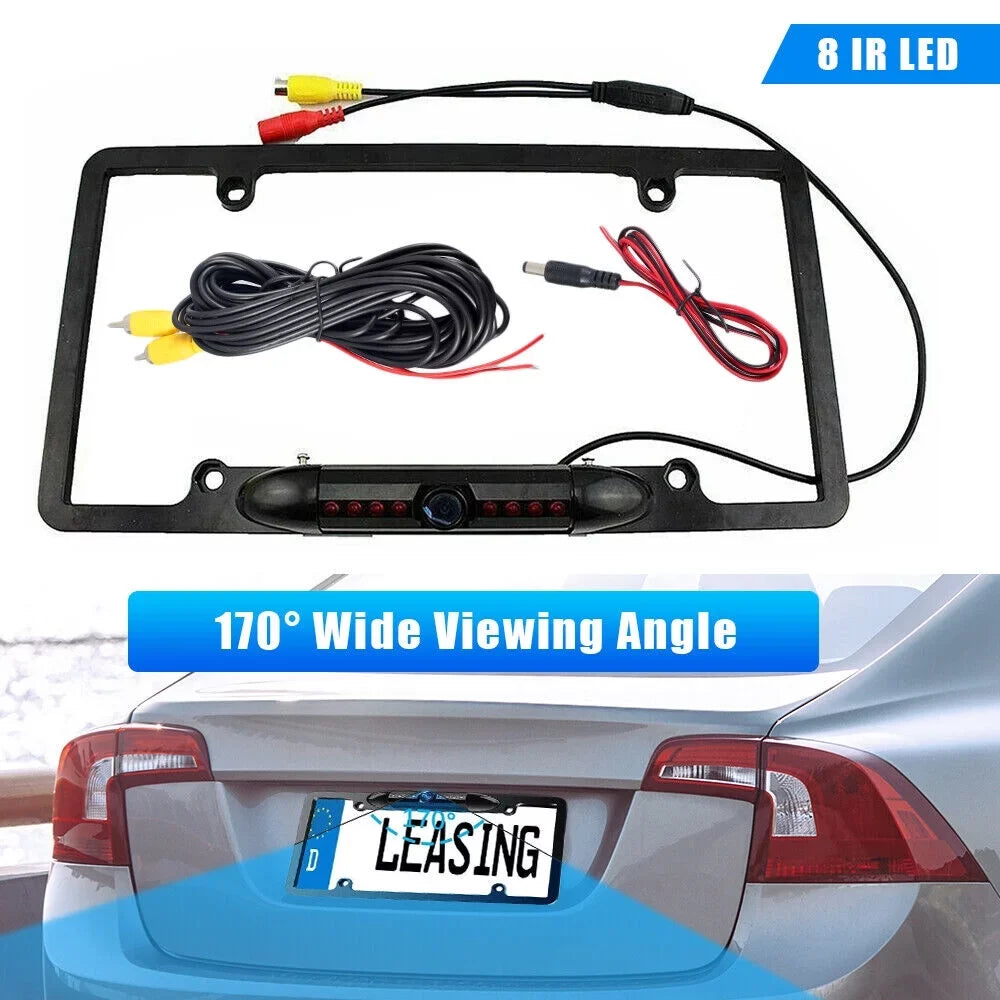 '- Assistance Night Parking Camera License Plate Vision Frame