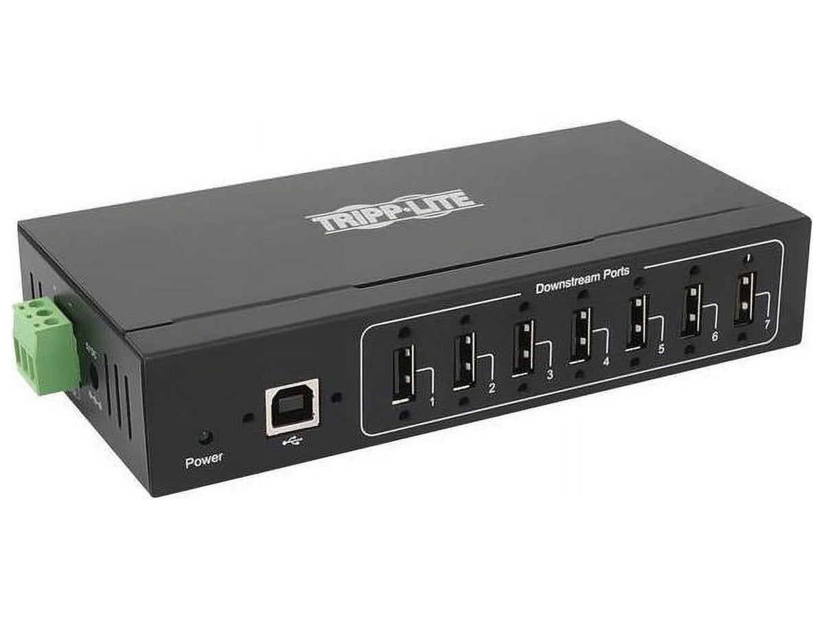 '- Lite USB Mountable B 15 - USB Hub 7 Mac, Port(s) - by 7 USB Rail ESD Immunity Port(s) - Housing 2.0 kV 7-Port 2.0 USB L... 2.0 Metal Wall/DIN Tripp - Type Industrial-Grade - Wall/DIN Mountable Eaton