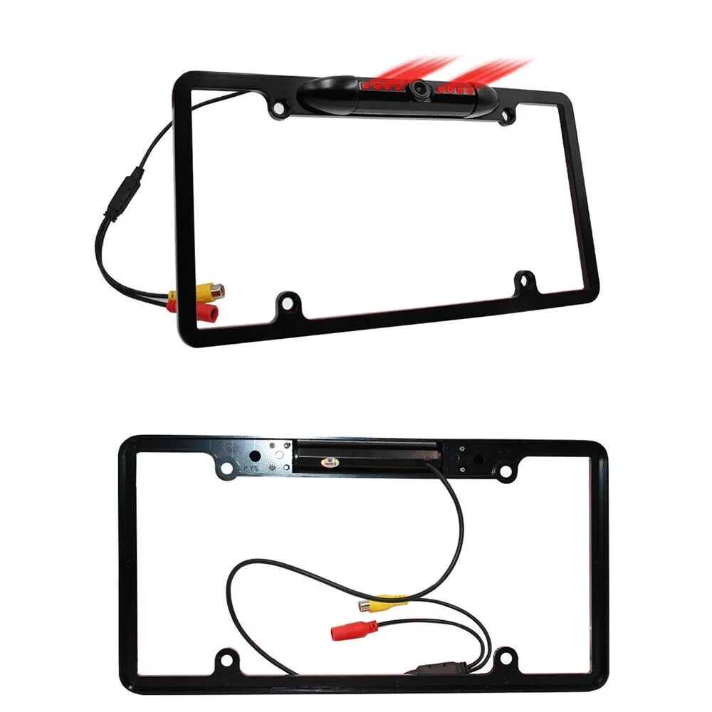 '- Assistance Night Parking Camera License Plate Vision Frame