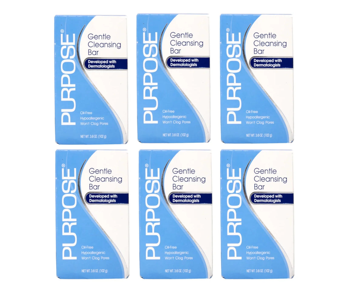 '- Soap, Pack Bar - Oz, 6 3.6 Cleansing Oil Hypoallergenic Gentle Free And Purpose