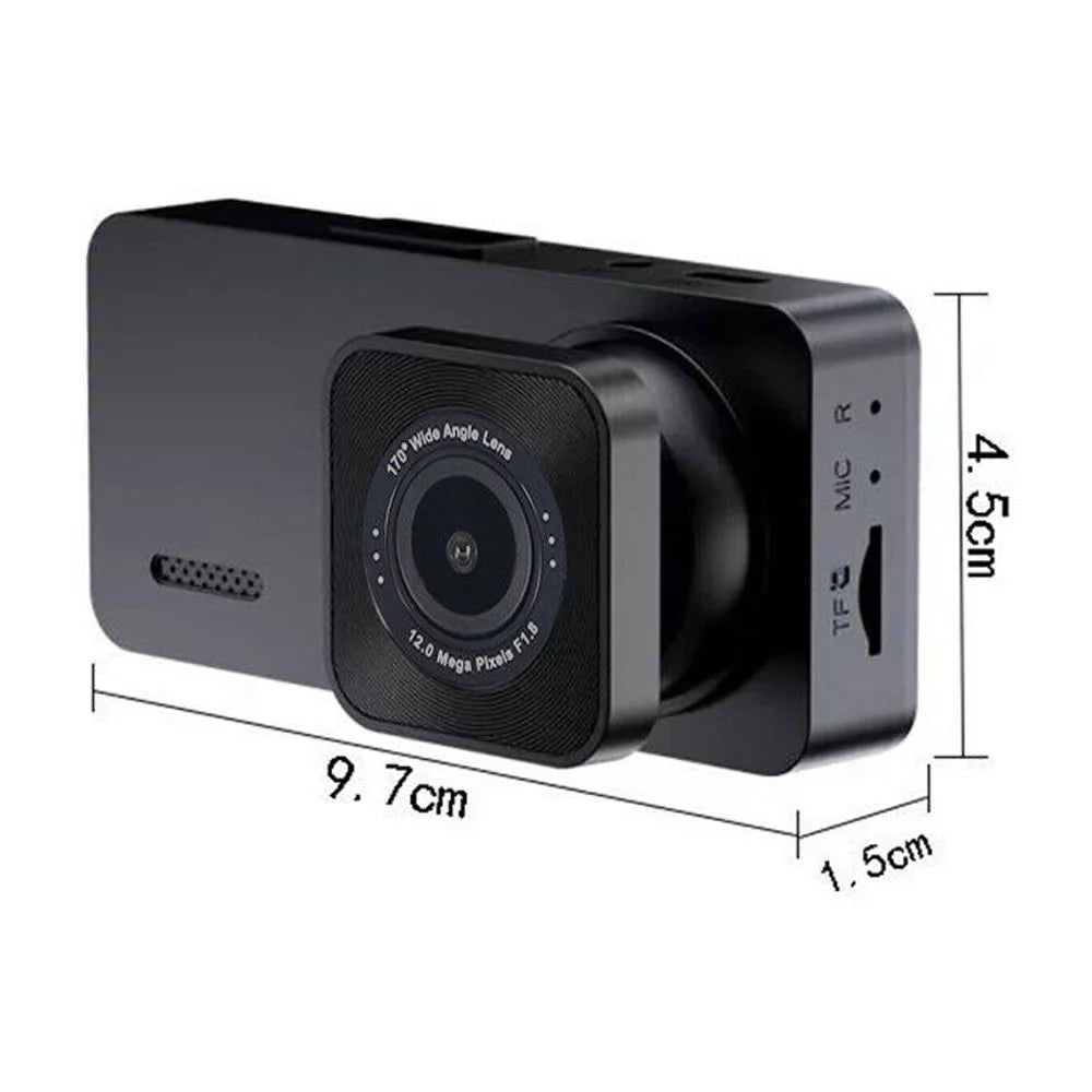 1080P Camera 3 Front Dash Onemayship Inside Rear Cam Video Car G-Sensor Recorder DVR Lens