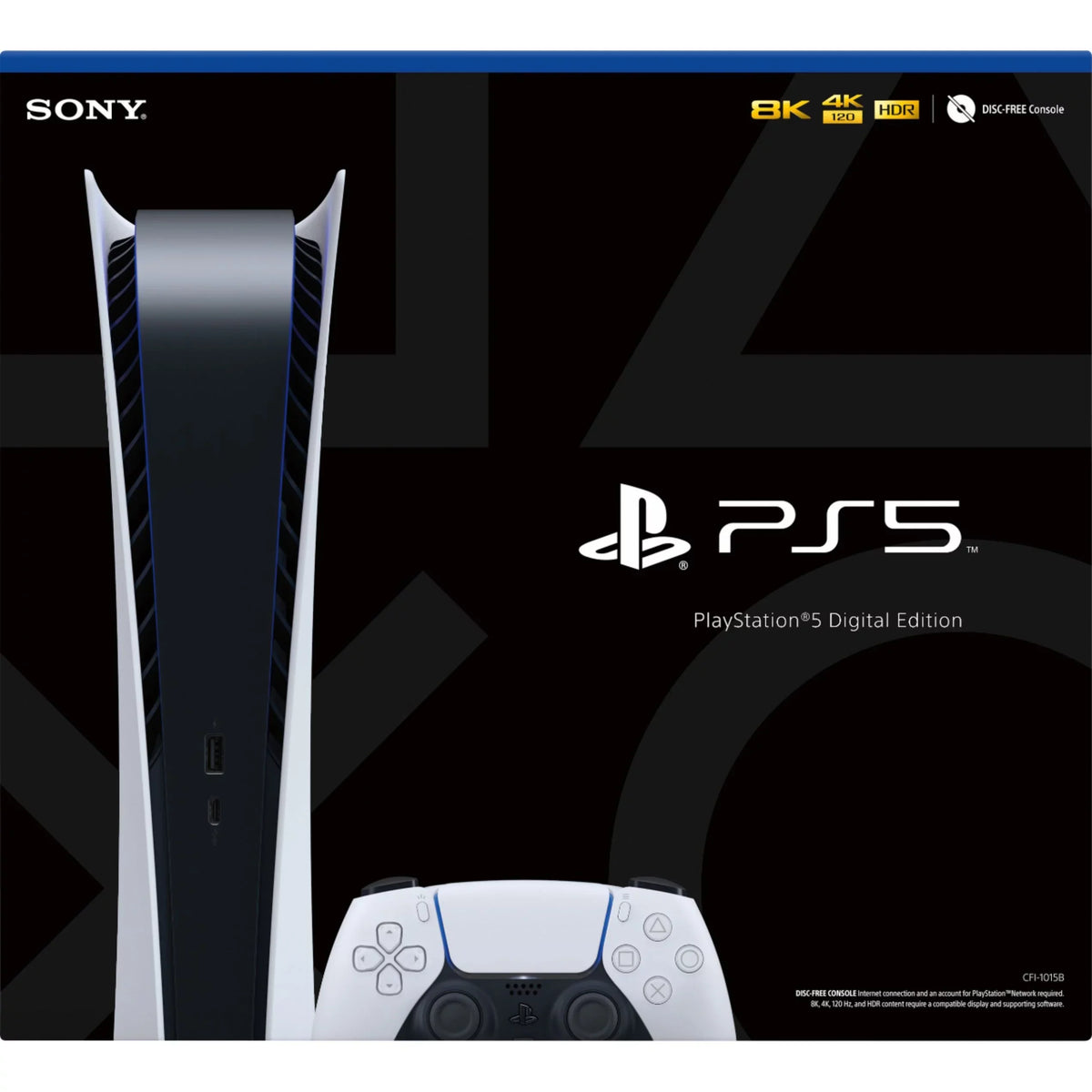'+ WiFi 16GB Controller Wireless Gaming 8K 120Hz - Console Edition - Digital 1 Bottle Color 5 PS5 825GB Random liquid 6, Storage, Playstation Output GDDR6, SSD