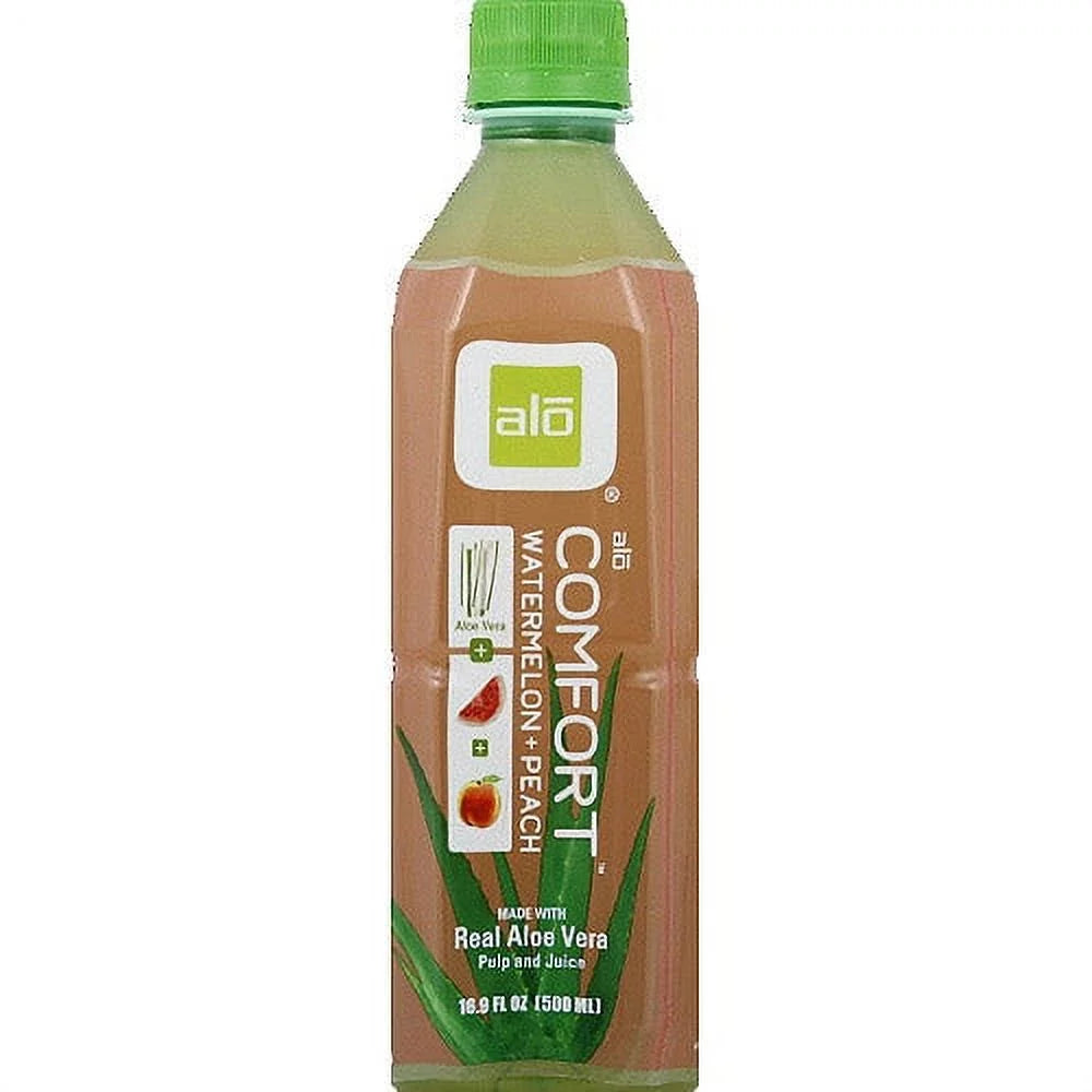 '+ Vera Juice Watermelon Drink 16.9 of Comfort Aloe 12 | Peach - Pack , Alo Oz