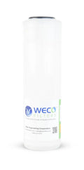 & GAC Custom ½ & 2 Cartridge x WECO Chlorine for Carbonate Blend Neutralization " GAC-CALC-1025 Filter 10" Calcium