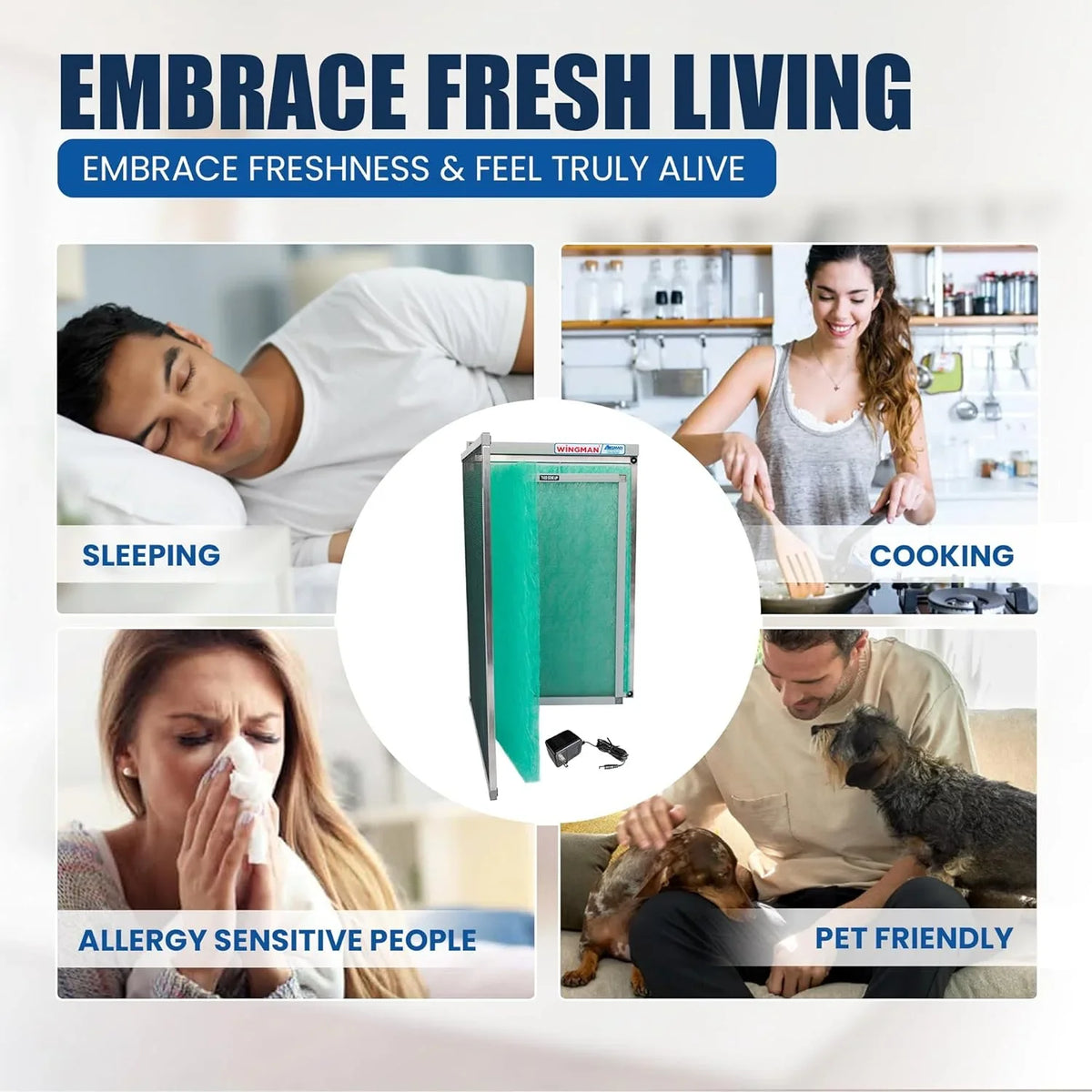 '- - Heater, Easy Air Electronic Replacement Filter HVAC, 1-Yr Furnace - Air For 14X20x1 Conditioner - Air Return, Homeowner Filters With Filters Pads Installed Air House Supply Purifier Of