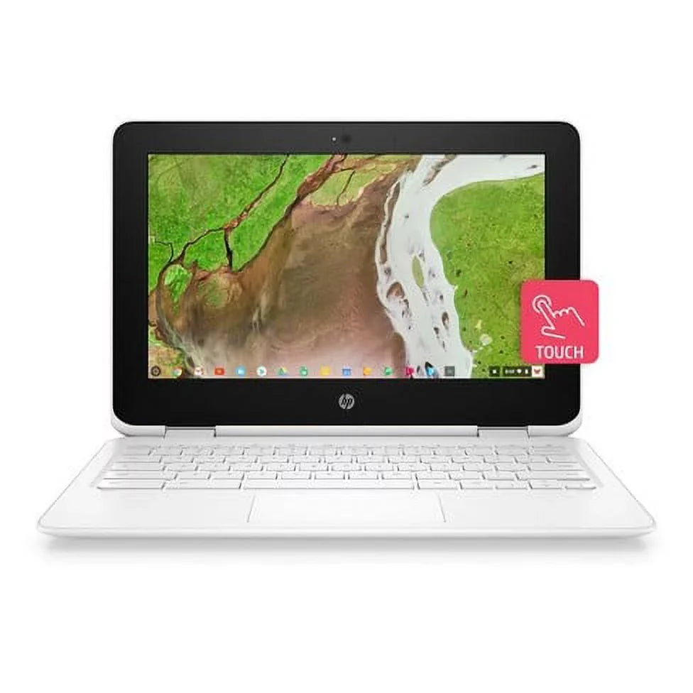 '+ LPDDR4, Touchscreen IPS (multi-touch 11.6" Dual-Core Wifi enabled), HD Laptop, convertible 32GB HP Bluetooth eMMC, Graphics 4GB LED, x360 Chromebook 500, HD N3350,