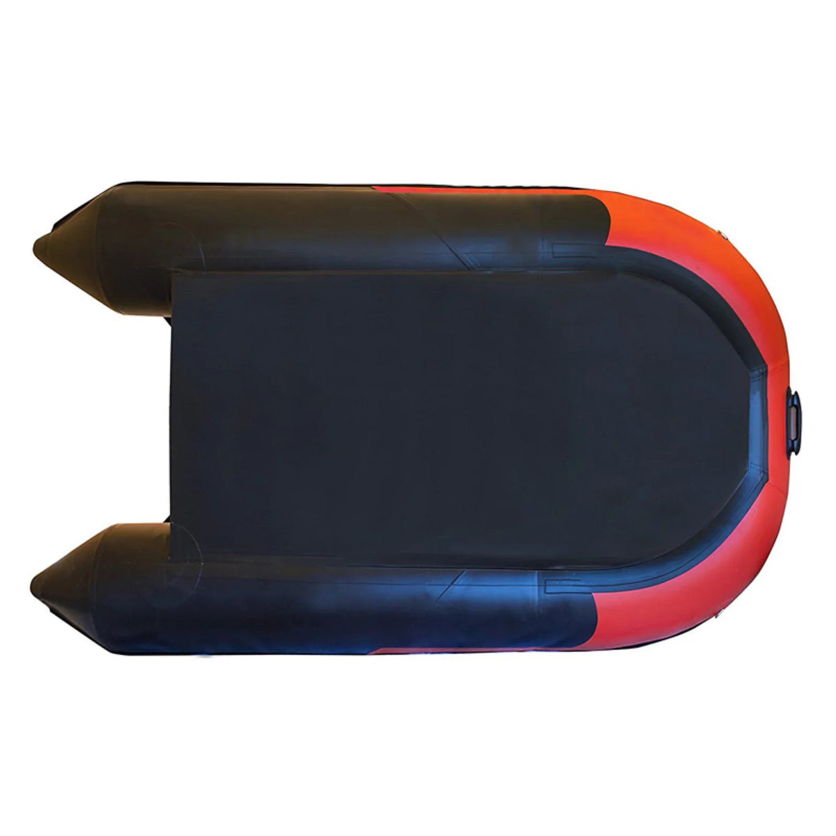 '- Inflatable 8.4 Feet - Red - Black 3-Person and Slide Boat - Pre-Installed Floor