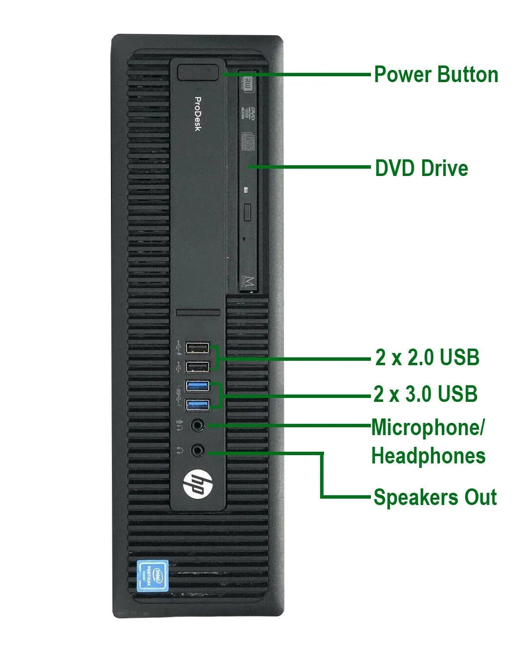 & Pro HP Computer Win10 CPU PC DVD, Mouse, (Refurbished) WiFi, 20" New Desktop HDD, Ram, LCD, 3.3GHz 8GB Keyboard 600 Restored Pentium G2 G4400 2TB