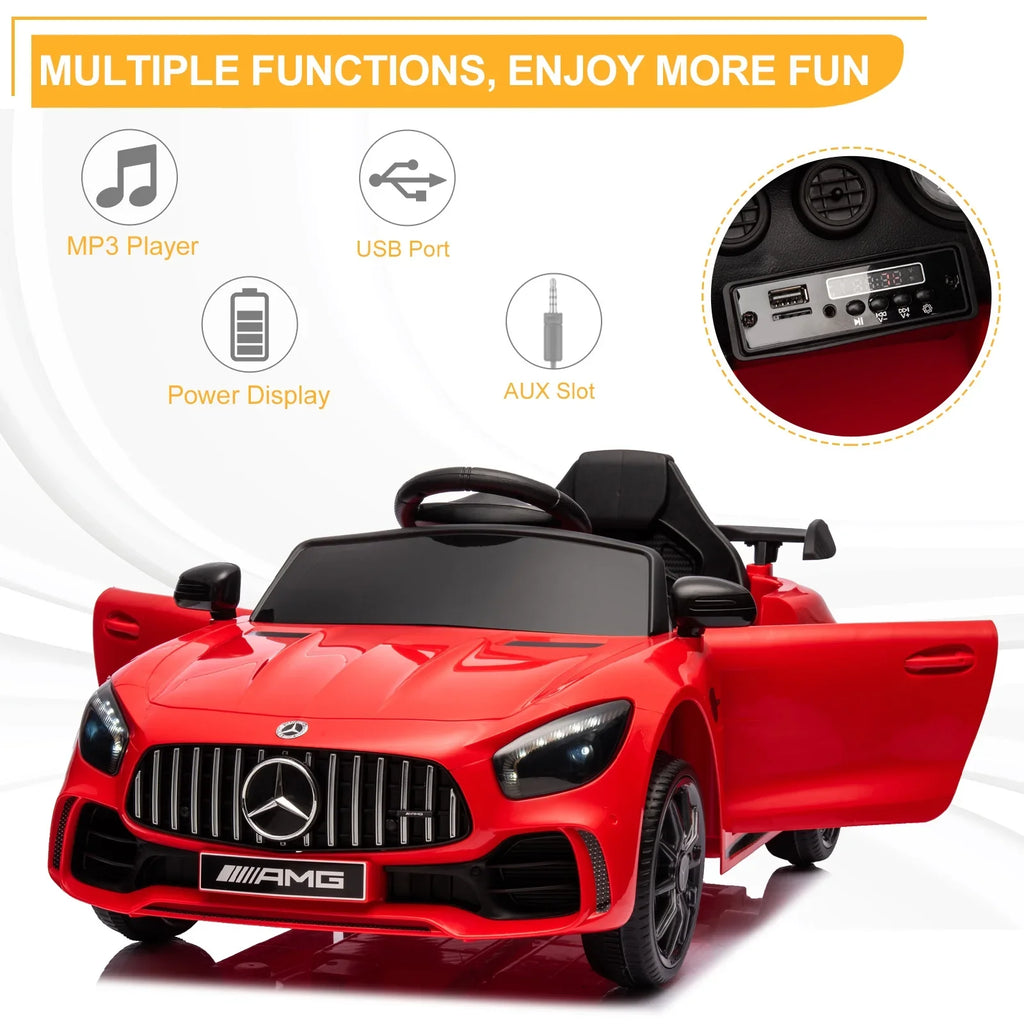 '- 26.9 - thrill Sports our Sports Red Experience realistic 4.5Ah - driving Car of the 12V LEADZM -Benz Drive Dual Car!