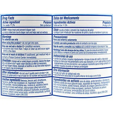 '- 2 Jar Balmex 16oz Each - Rash Pack Diaper Cream
