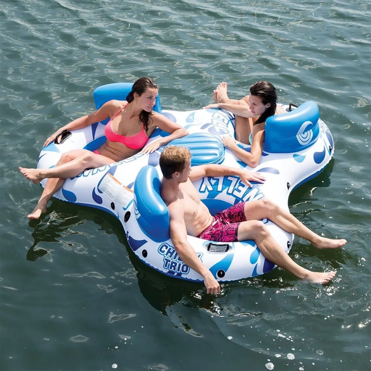 Inflatable Chilax Float Connelly Lounge Trio Raft