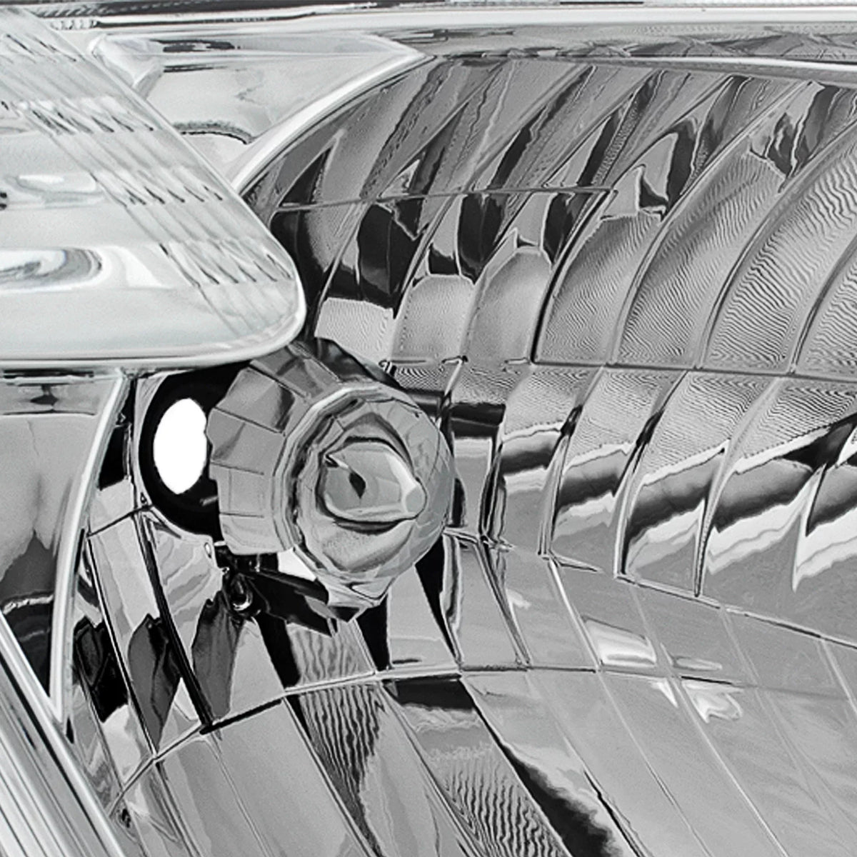 '- Fits Left+Right Pair Headlights 2008 AKKON highlander 2010 [Halogen 2009 Chrome Type] Replacement