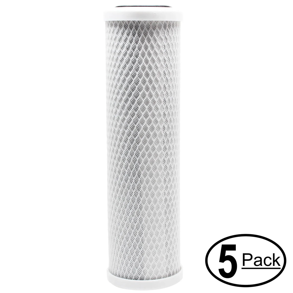 '- - Universal RO - PT for Block - inch Vertex Pure Filter Replacement Brand Vertex 4.0-5 Five 4.0-5 Activated System for Filter Denali PT Carbon Stage 10 5-Pack