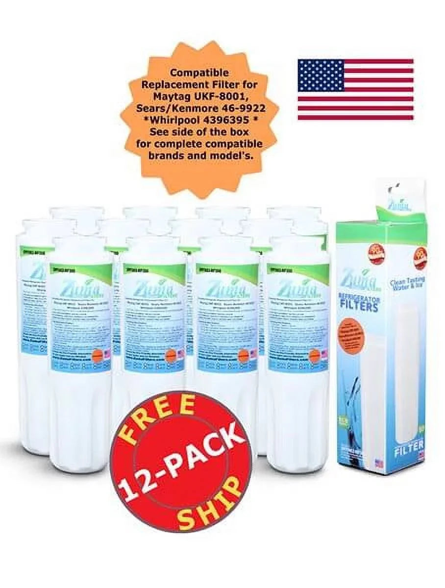 '- Made with Compatible ZUMA Pack OPFM2-RF300 U.S.A. Model - Maytag® UFK8001AXX Brand in liquid , Filter 12 , and Ice # ,