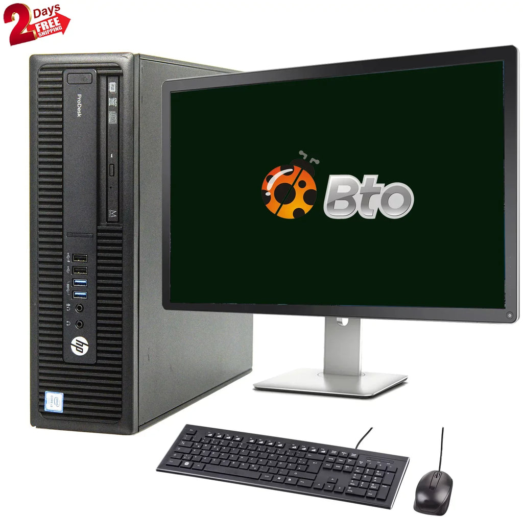 & Pro HP Computer Win10 CPU PC DVD, Mouse, (Refurbished) WiFi, 20" New Desktop HDD, Ram, LCD, 3.3GHz 8GB Keyboard 600 Restored Pentium G2 G4400 2TB