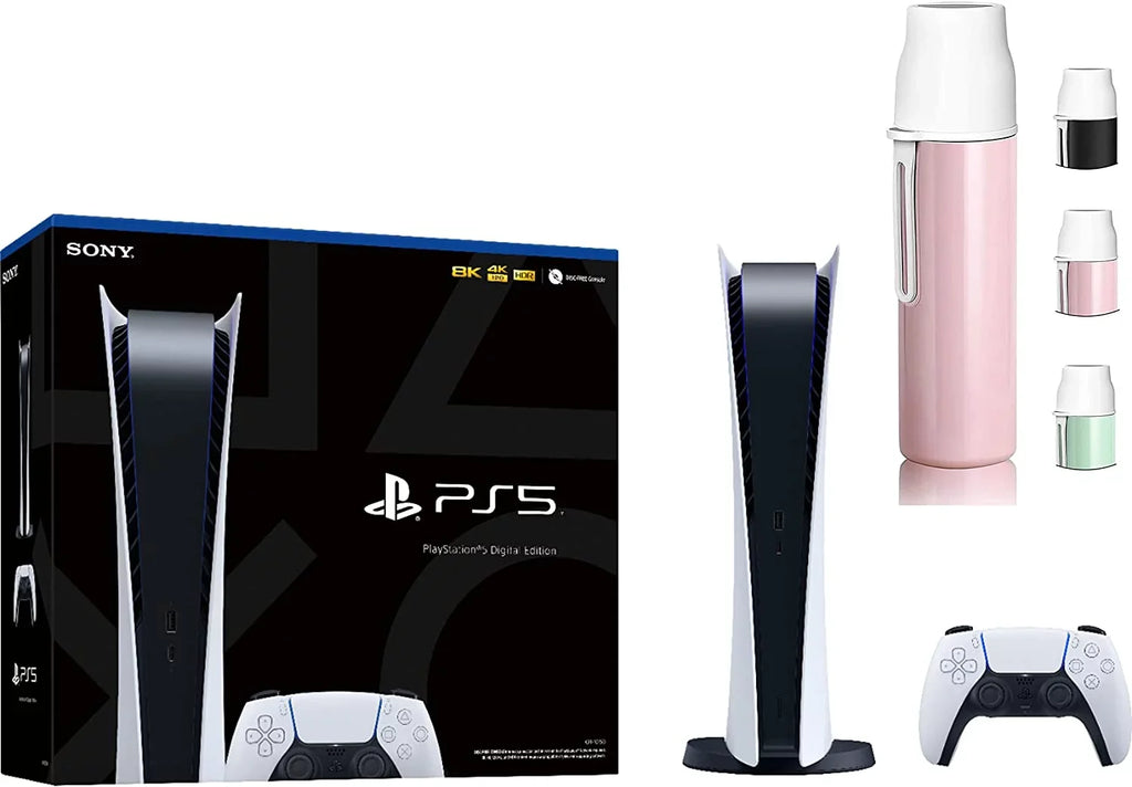 '+ WiFi 16GB Controller Wireless Gaming 8K 120Hz - Console Edition - Digital 1 Bottle Color 5 PS5 825GB Random liquid 6, Storage, Playstation Output GDDR6, SSD