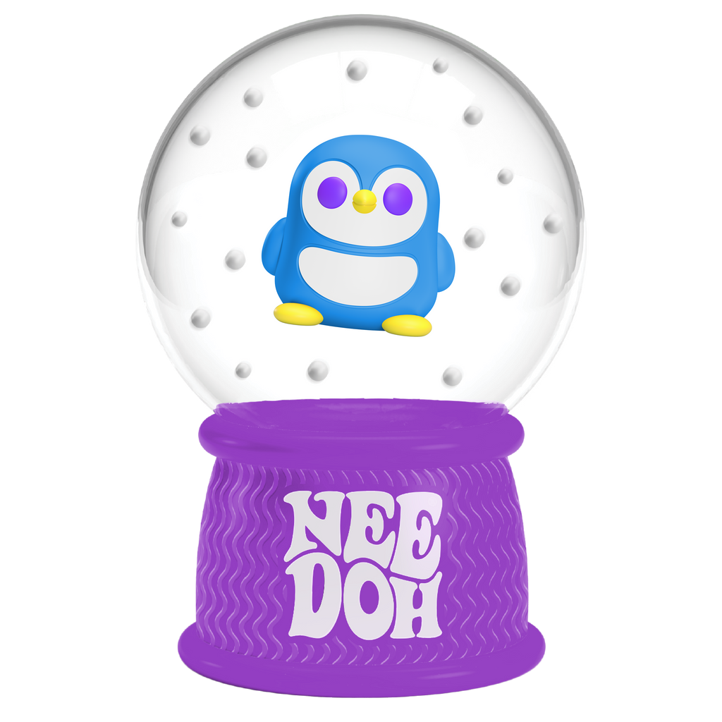 NeeDoh Squish N Flow Snow Globe | Signature Moonlit Lane